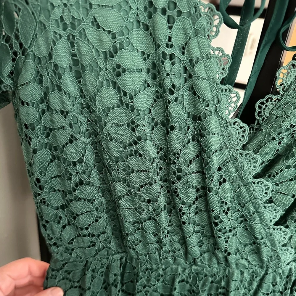 Baltic born green lace maxi dress - Picture 5 of 6